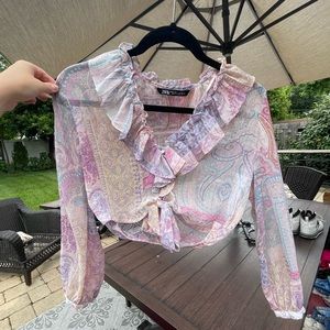 Sheer ZARA blouse